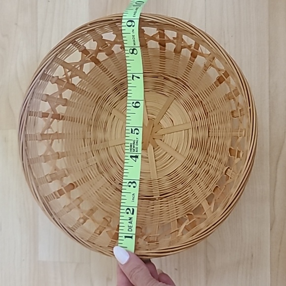 Woven Baskets for Bread Fruit Vegetables Snacks,Woven Bamboo Kitchen Basket - Picture 6 of 7